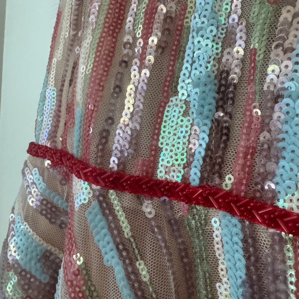 Bronx & Banco Serena Mini Dress sequined XL - Picture 2 of 6